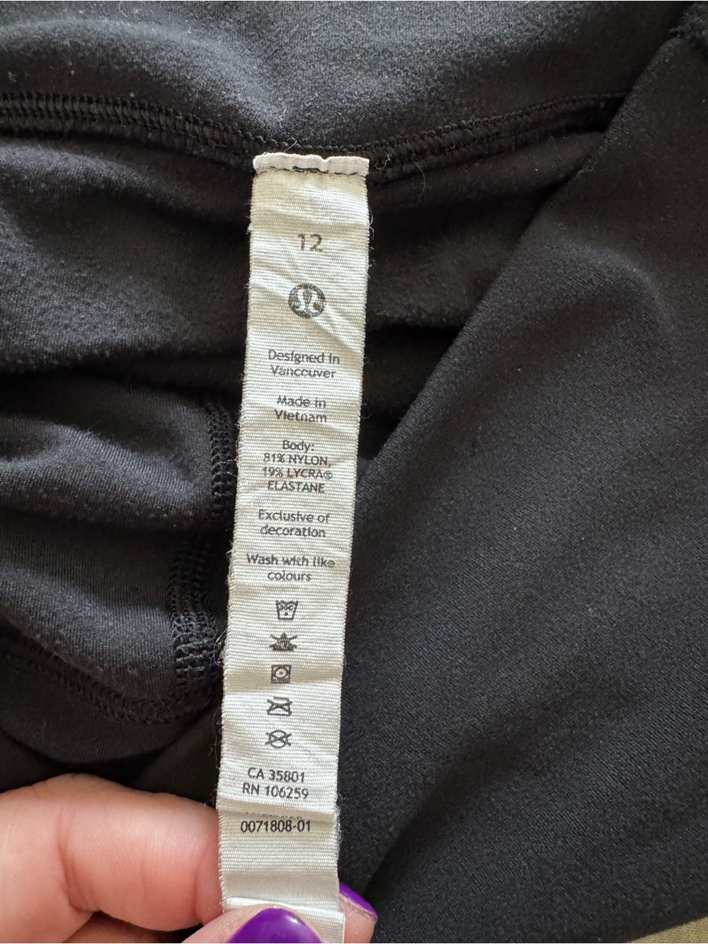 Lululemon 6” align - Picture 2 of 4